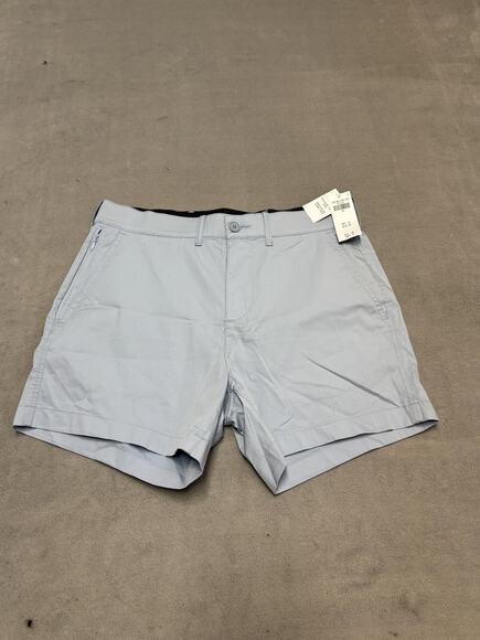 Abercrombie & Fitch Shorts Mens 30 Light Blue A&F All Day Short Stretch Chino - Picture 1 of 7